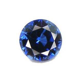 Blue Round Sapphire Loose Unset Gemstone 8mm (Qty1) Lab