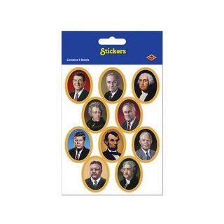 DDI   American President Stickers (Cases of 156 items)   Childrens Decorative Stickers