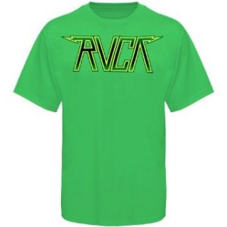 RVCA New Rocka T Shirt   Kelly Green (Medium) at  Mens Clothing store