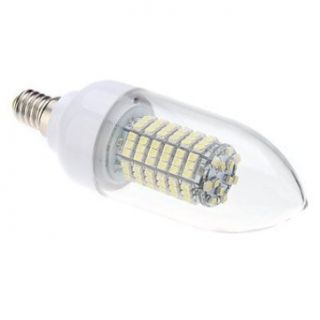 E14 8W 138x3528SMD 620LM 6000 6500K Natural White Light LED Candle Bulb (220V)   Led Household Light Bulbs  