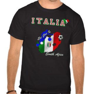 Italy Azzurri in South Africa soccer fans gear Shirts
