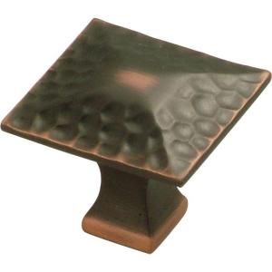 Hickory Hardware Craftsman 1 1/4 in. Oil Rubbed Bronze Highlighted Cabinet Knob P2172 OBH