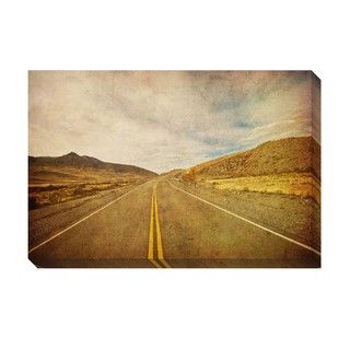 On The Road Oversized Gallery Wrapped Canvas Canvas