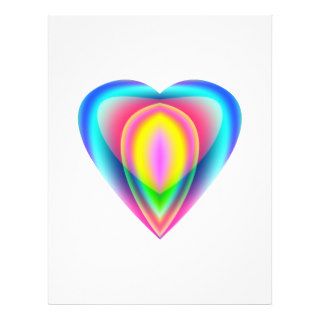 Heart with Inviting Colors Flyers