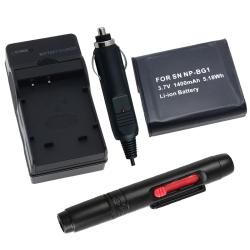 Battery/ Charger/ Camera Lens Cleaning Pen for Sony NP GB1/ NP FG1 Eforcity Camera Batteries & Chargers