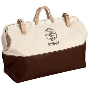 Klein Tools 24 in. High Bottom Canvas Tool Bag 5105 24