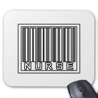 Barcode Nurse Mouse Pad
