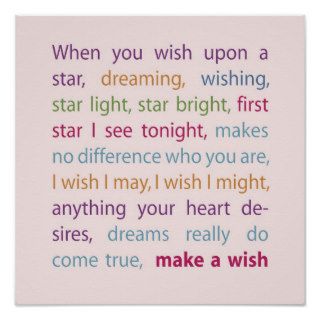 Make a Wish Posters