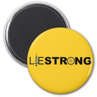 LIESTRONG   Lance Armstrong Refrigerator Magnet