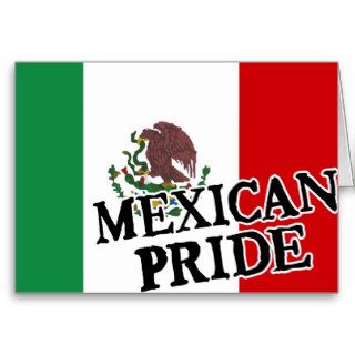 Mexican Pride Flag Card