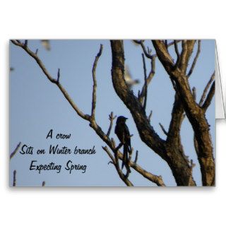 Expecting Spring/Photohaiku Greeting Cards
