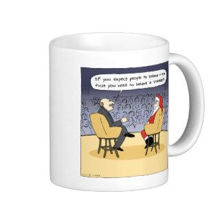 Santa Gets Some Advice Coffee Mugs