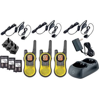 Motorola Talkabout MH230TPR Two way Radios (Pack of 3) Motorola Emergency Two way Radios