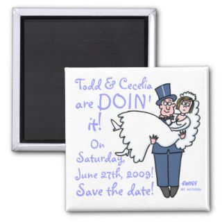 Unique Funny Save The Date Magnet