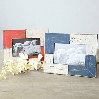 6 Antique Country Style Picture Frame K03, Red   Nursery Picture Frames