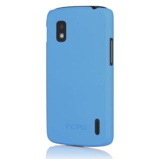 Incipio LGE 171 Feather Case for LG Nexus 4   1 Pack   Retail Packaging   Neon Blue Cell Phones & Accessories