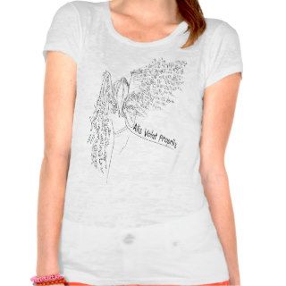 "She flies with her own wings" (light) T Shirts