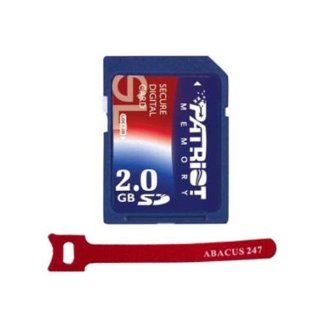 Patriot Signature Line 2gb SD Flash Memory Card 2 GB (Abacus24 7 Velcro Tie Included) Computers & Accessories
