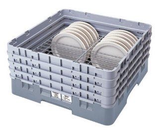 Cambro CRP20910 151 9 to 10 1/4 Inch Plate Safe Camrack Polypropylene Dish Rack, Full, Soft Gray Kitchen & Dining