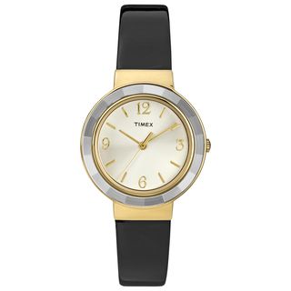 Timex Women's Fashion Black Patent Leather Dress Watch Timex Women's Timex Watches