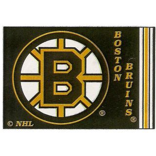 Officially Licensed NHL 'Boston Bruins' Rug (1'6 x 2'4) Bush Accent Rugs
