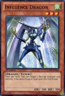 Yu Gi Oh   Influence Dragon (GAOV EN093)   Galactic Overlord   1st Edition   Common Toys & Games