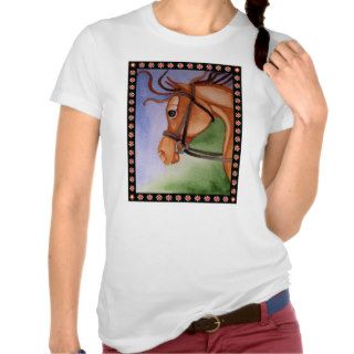 Watercolor Art Horse T Shirt