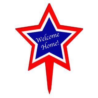 Military Welcome Home Cake Topper