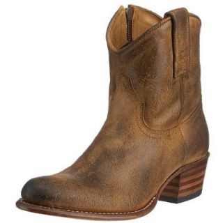 FRYE Women's Deborah Short Suede Western Boot Shoes