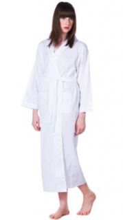The 1 for U 100% Cotton Dressing Gown/ Housecoat   Bethany ll  White