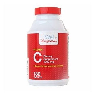  Vitamin C 1000 mg, Tablets, 180 ea  Beauty