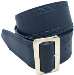 Santa Belt Leather with Design 3 1/2" at  Mens Clothing store