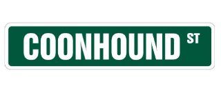 COONHOUND Street Sign dog pet coon hound parking gift  Hunting  Patio, Lawn & Garden