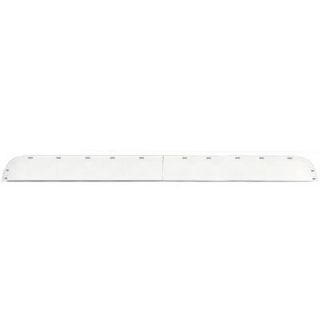 Builders Edge 6 in. x 65 5/8 in. J Channel Back Plate for Window Header in 001 White 060110665001