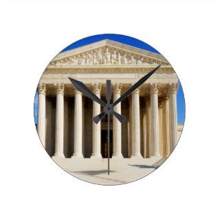 US Supreme Court Round Wall Clocks