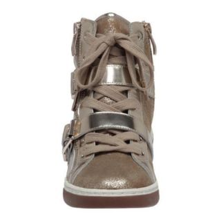 Women's Vince Camuto Umily Golden Brown Metallic Leather Vince Camuto Sneakers