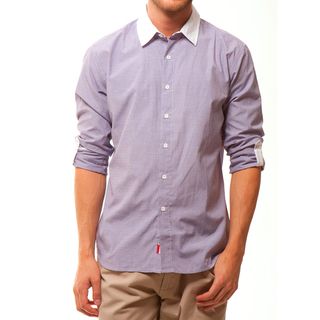 191 Unlimited Men's Purple Slim Fit Woven Shirt 191 Unlimited Casual Shirts
