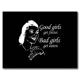GOOD GIRLS BAD GIRLS POST CARDS