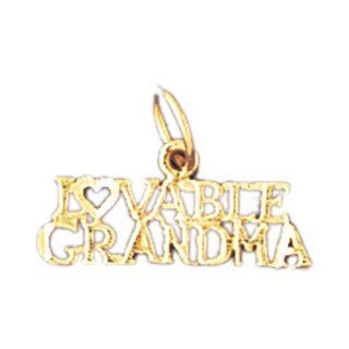 CleverEve's 14K Gold Grandma Charm 0.6   Gram(s) CleverEve Jewelry