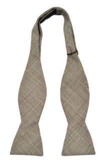 Notch Men's Self tie Bow Tie SAWYER Microscopic structure in brown and beige. at  Mens Clothing store