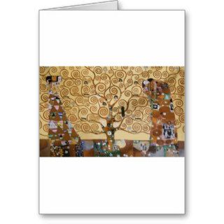 Gustav Klimt Tree Of Life Greeting Card