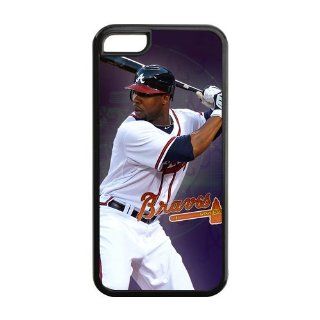 Custom Atlanta Braves Cover Case for iPhone 5C LC 185 Cell Phones & Accessories