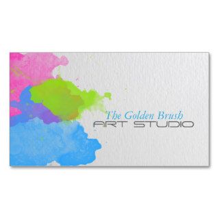 Watercolor Business Card Templates