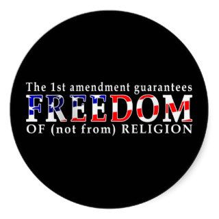 Freedom of Religion stickers