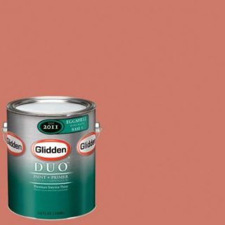 Glidden DUO Martha Stewart Living 1 gal. #MSL015 01E Persimmon Red Eggshell Interior Paint with Primer DISCONTINUED MSL015 01E