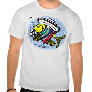 Mexican Fish in a circle T shirt
