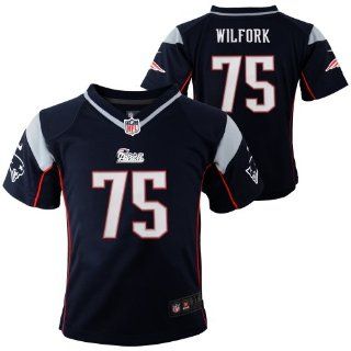 Nike Vince Wilfork New England Patriots Infant Game Jersey   Navy Blue  Sports Fan Apparel  Sports & Outdoors