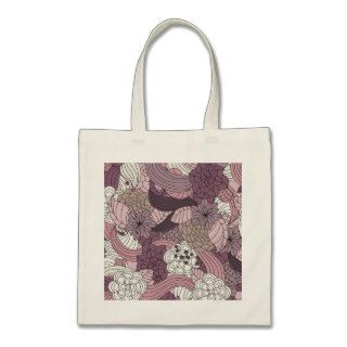 Vintage Romantic Pink White Purple Brown Floral Bags