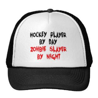 Hockey Player Zombie Slayer Mesh Hats