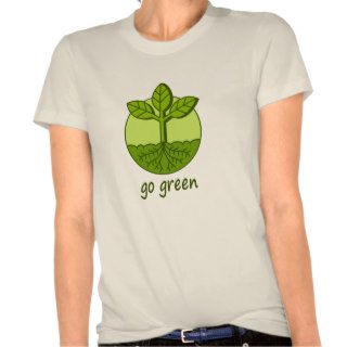 Go Green organic t shirt